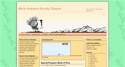Desktop Screenshot of murieaudubon.org