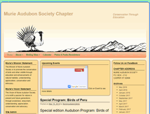 Tablet Screenshot of murieaudubon.org